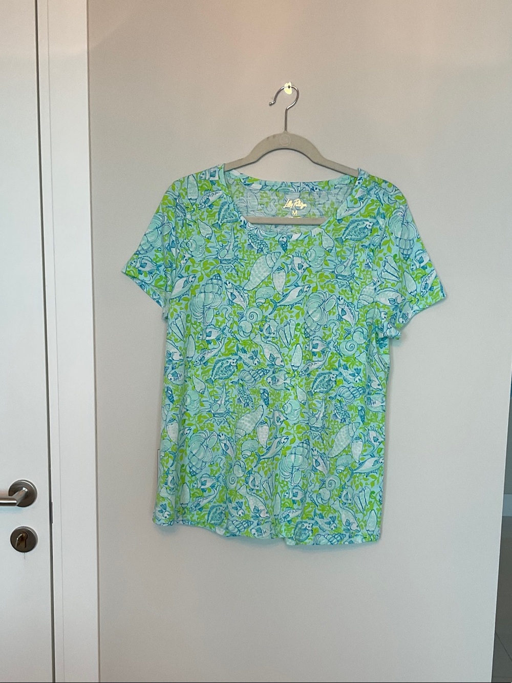 NWT Lilly Pulitzer Etta Scoop neck top size M